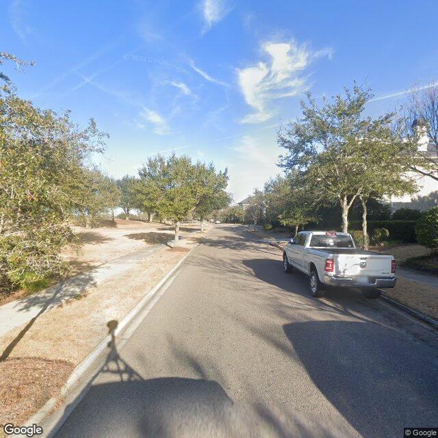 A street in Daniel Island, Charleston